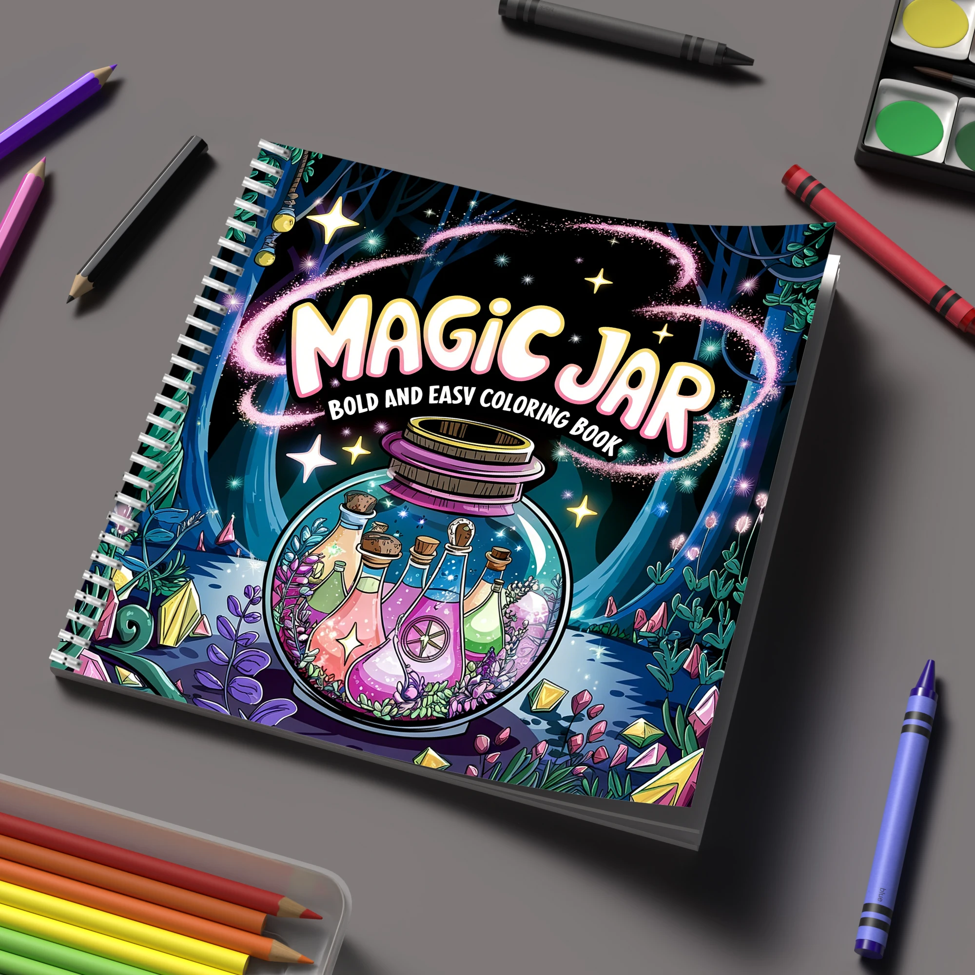 Coloring Book Magic Jar for Ad - огляд і ціна School Supplies