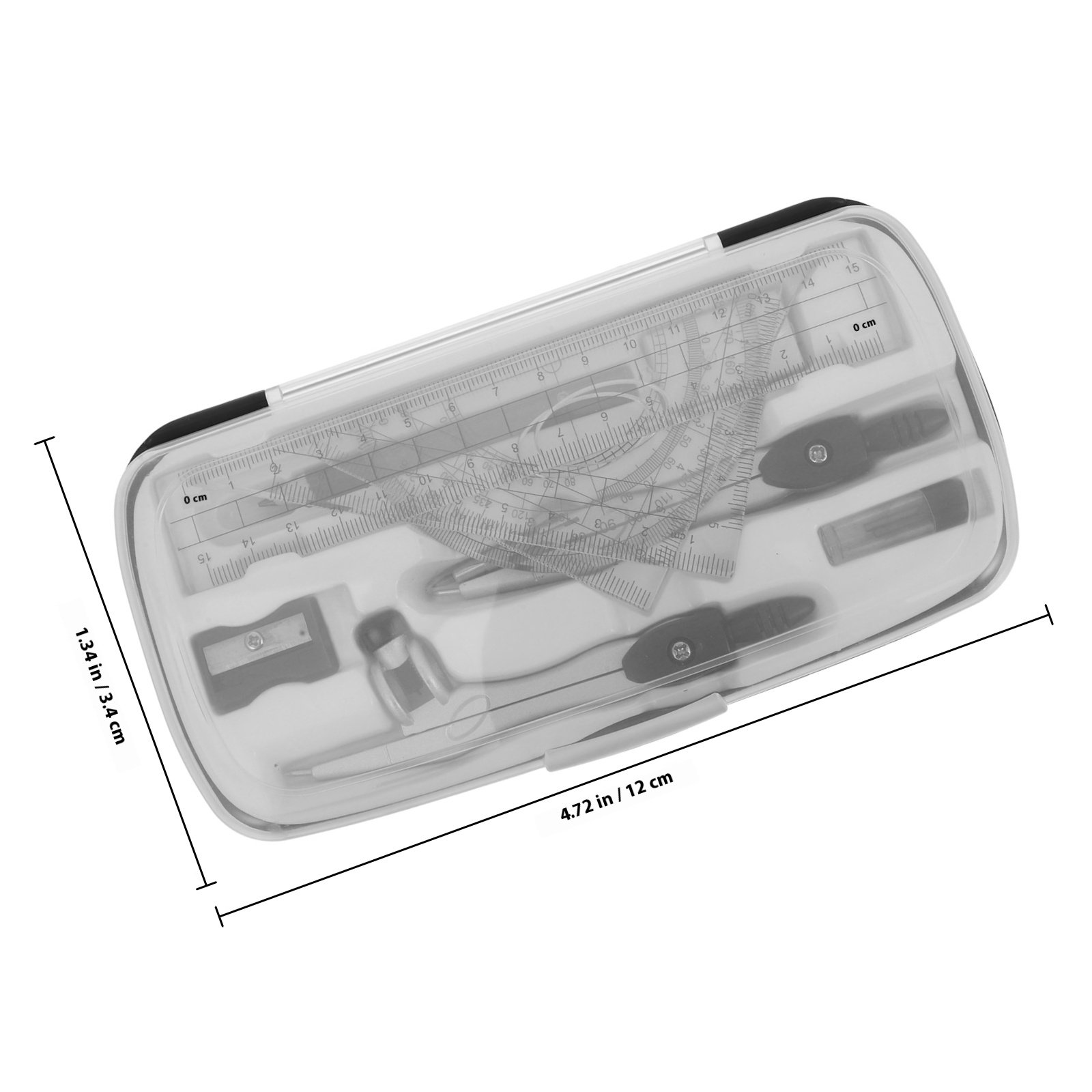 1Set Geometry Drawing Set with - огляд і ціна Math Geometry Set With Compass
