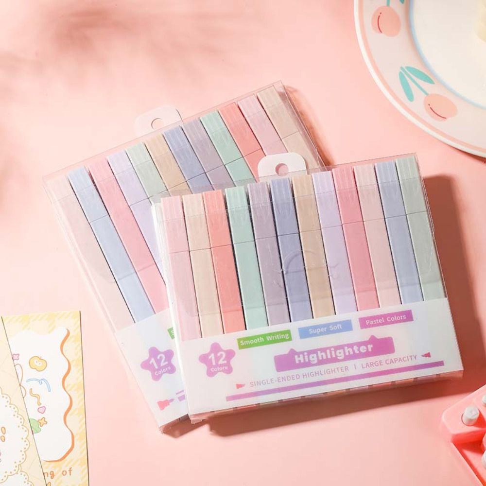 Double Headed Highlighter Pens - огляд і ціна Pastel Highlighter Set Double Ended