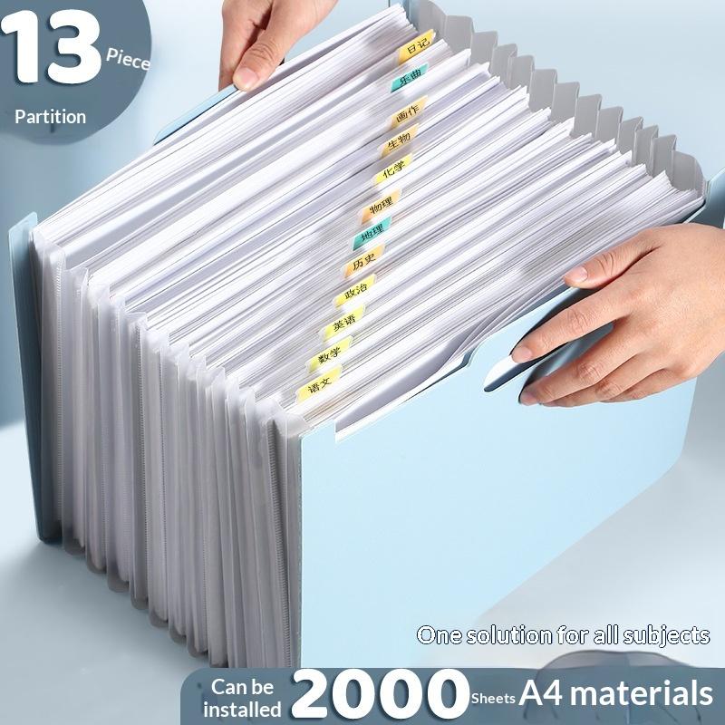 13 Pockets Accordion Expanding - огляд і ціна Expandable Accordion File Folder 13 Pockets