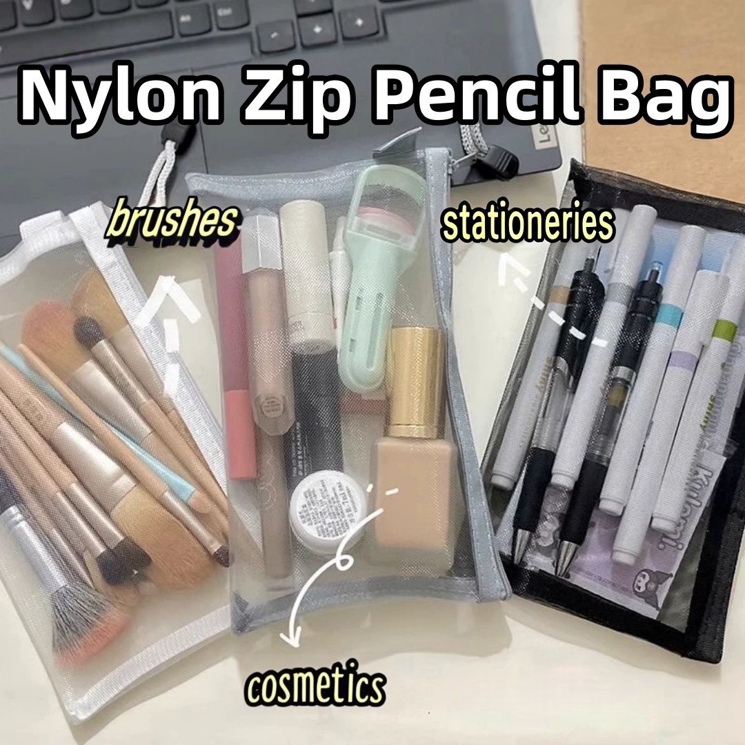 Nylon Pencil Storage Pouch Lig - огляд і ціна Clear Mesh Pencil Pouch For Exam
