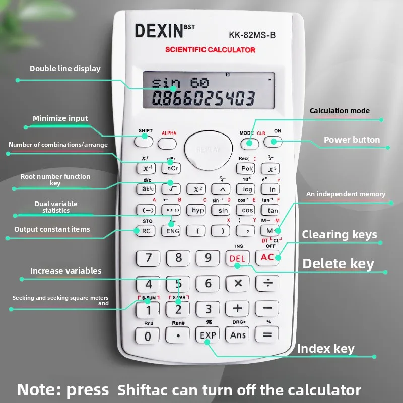 Calculator Student Scientific  - огляд і ціна Scientific Calculator For Secondary School
