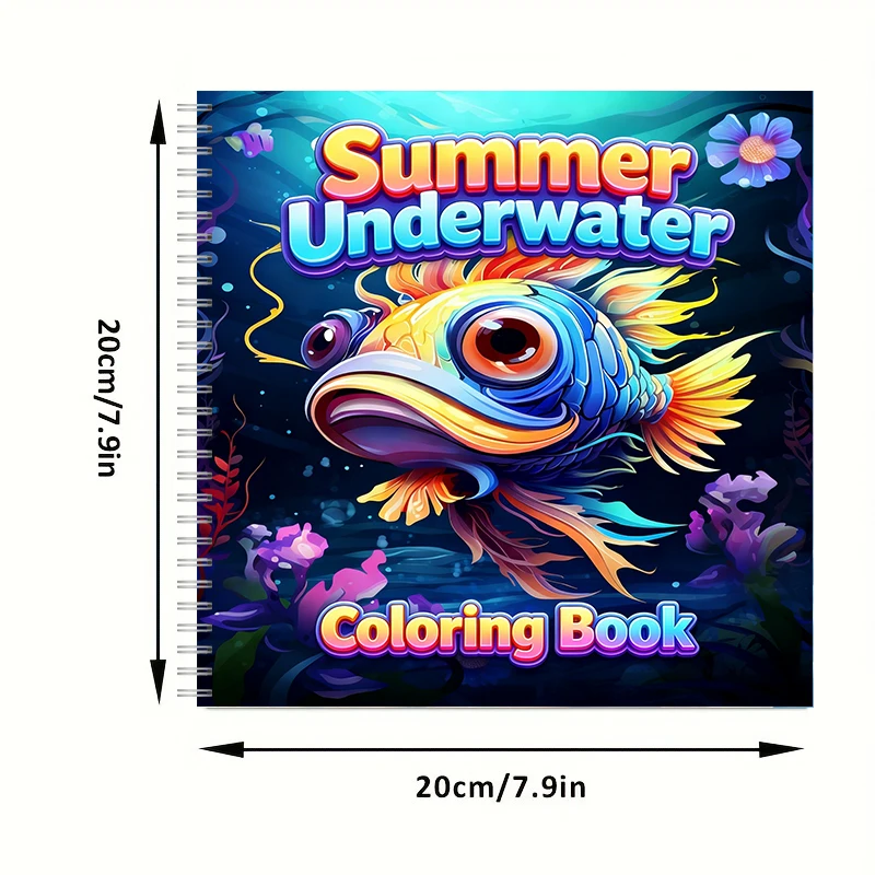 Summer Underwater Coloring Boo - огляд і ціна School Supplies