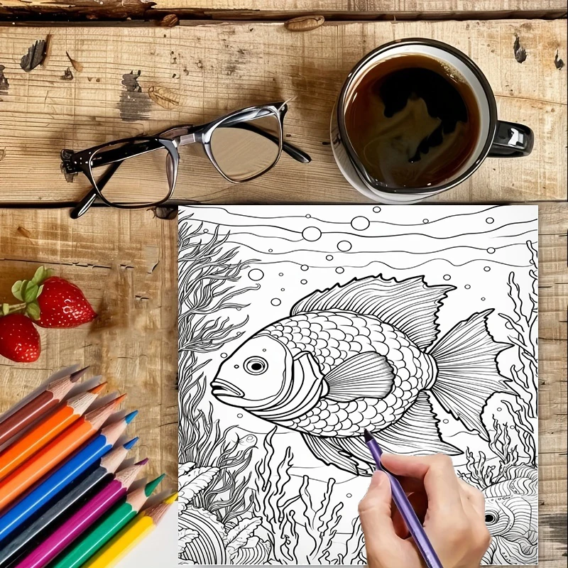 Summer Underwater Coloring Boo - огляд і ціна School Supplies