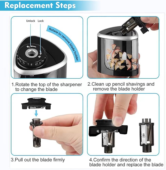 Electric Pencil Sharpener Blad - огляд і ціна Electric Pencil Sharpener Usb