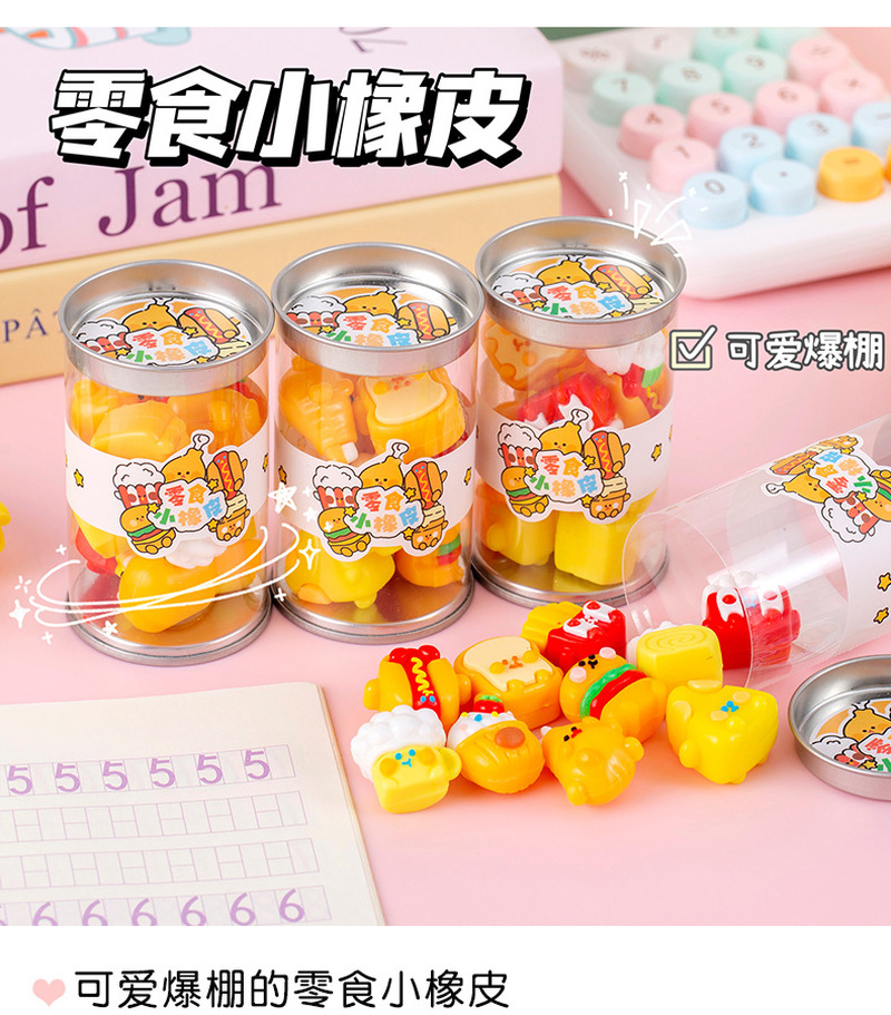 Creative Cartoon Snack Eraser  - огляд і ціна School Supplies