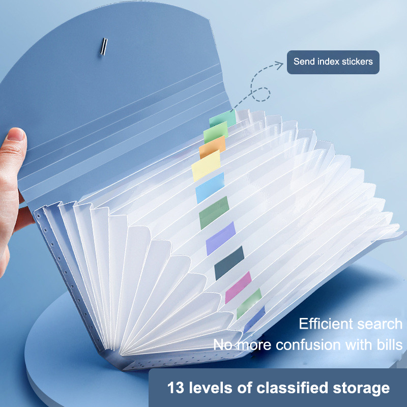 13 Pocket Expanding File Folde - огляд і ціна Expandable Accordion File Folder 13 Pockets